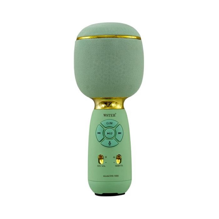 MICROFONO CASSA BLUETOOTH VERDE